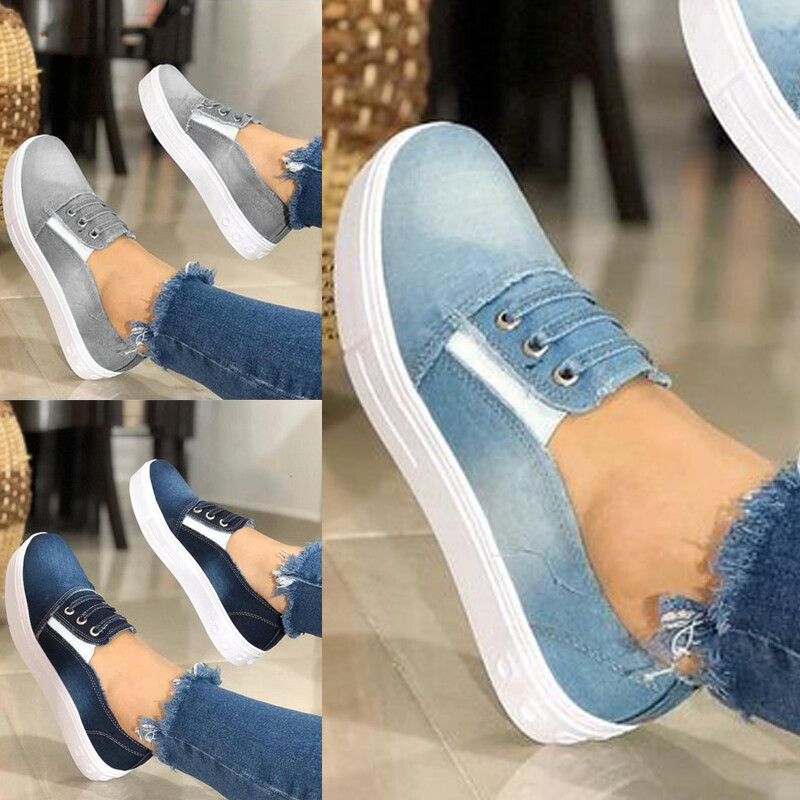 denim pumps ladies